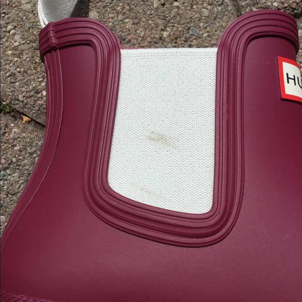 Hunter Boots (Ankle) Size 7 Deep Pink *EUC* - Picture 10 of 12
